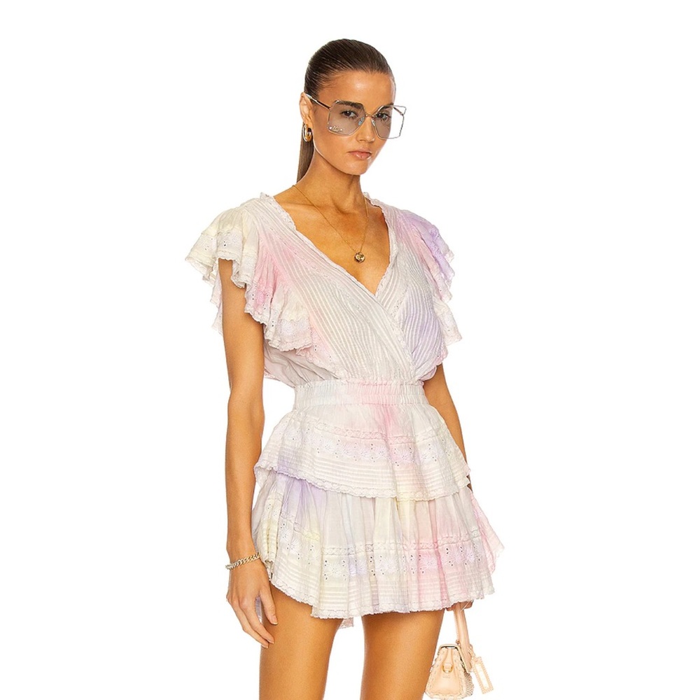 NEW LoveShackFancy Tie Dye Pastel Dress Gwen